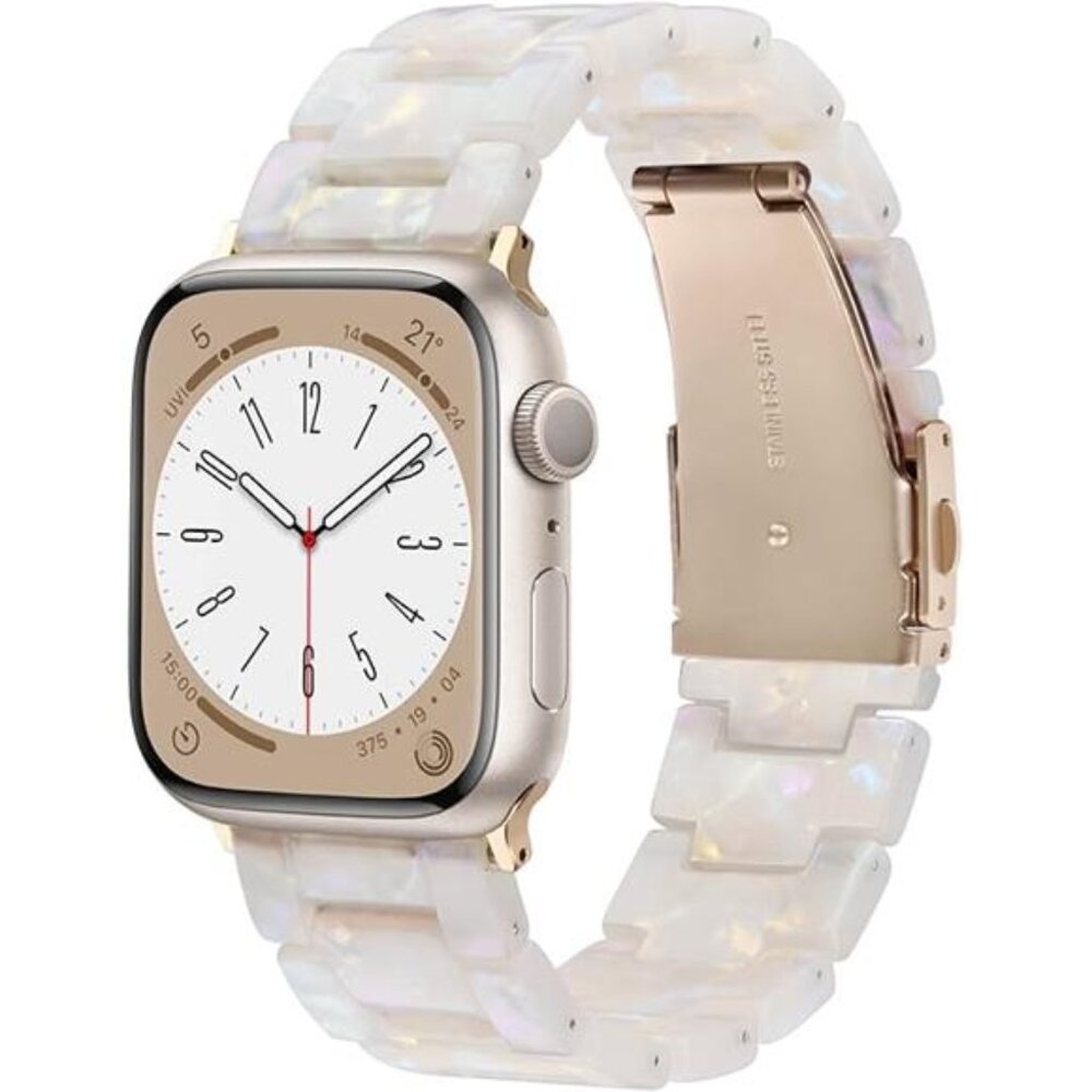 Resin Band Compatible with Series 7/8/9 Apple Watch Bands 41mm/40mm/38mm Strap - Picture 7 of 7